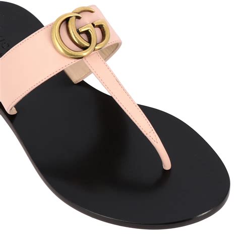 sandali bassi gucci|gucci sandals.